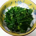 クック2NDDNN☆'s cooksnap of when they made つるむらさきの磯辺ナムル.