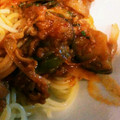 mamekko127's cooksnap of when they made ✿茄子と蓮根の和風ミートソース✿.