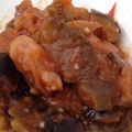 kinako10's cooksnap of when they made チキンと茄子のピリ辛アラビアータ煮込み☆.