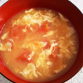トイプーカルビ's cooksnap of when they made トマトと卵の味噌汁♪.
