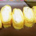 himamosu's cooksnap of when they made 白黄2色の卵焼き.