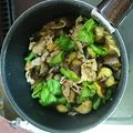 yukyubknb's cooksnap of when they made 豚肉となすのなべしぎ.