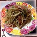 K0A9O0R8U♪'s cooksnap of when they made ウインナもやしピーマン炒め.