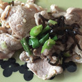 ぽちねこ。's cooksnap of when they made 豚冷しゃぶ用でネギと塩昆布和え.