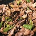 ちーちゃんかあちゃん's cooksnap of when they made 牛肉とナスとピーマンの甘辛炒め.
