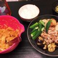 ポンちょい's cooksnap of when they made 豚バラ肉と夏野菜の大根おろしソース.