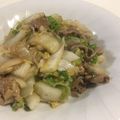papikun's cooksnap of when they made 豚バラと☆白菜の中華炒め.