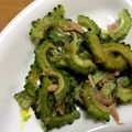 クックWBAF43☆'s cooksnap of when they made ゴーヤとツナのポン酢あえ.