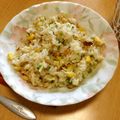 ＊実月＊'s cooksnap of when they made 簡単!!フライパン1つで焼き飯チャーハン.