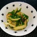 4double5's cooksnap of when they made エリンギとピーマンのみそバター炒め.