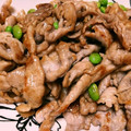 いちご大福's cooksnap of when they made 豚と枝豆の醤油炒め.