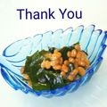 ＨＡＬ．Ｍ's cooksnap of when they made 納豆とワカメの突き出し（お通し）.