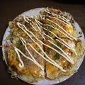 mirakui's cooksnap of when they made 広島風お好み焼き.