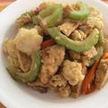 CANADOLL's cooksnap of when they made カリフラワーとゴーヤーのチャンプルー.