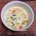レオナルドくまさん's cooksnap of when they made 白だしde鶏雑炊.