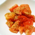 ゆみらんたん's cooksnap of when they made トマトの胡麻和え.
