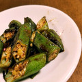 ハナはな87's cooksnap of when they made オクラとちくわの海苔佃煮マヨ炒め.