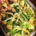 kurono＊'s cooksnap of when they made たけのことチンゲン菜の炒めもの.