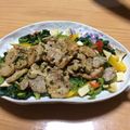 あんどら焼き's cooksnap of when they made 豚のヒレ肉と夏野菜のソテー.