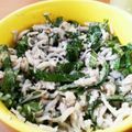 あかねっちゃ's cooksnap of when they made 超簡単！シソ大量消費 シソが主役しらす丼.