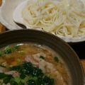 ｅｍｉ−ｍ's cooksnap of when they made ごま味噌肉汁つけうどん.