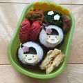 minch＊＊'s cooksnap of when they made キャラ弁＊チーズでポニーテールの女の子♡.