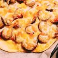 warabi222's cooksnap of when they made ナスとミートソースのピザ.