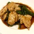 ☆NASUBI☆'s cooksnap of when they made 鶏むね肉とピーマンのオイスターソース炒め.