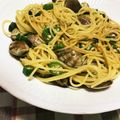 きむー○'s cooksnap of when they made ♪アサリとオクラのパスタ♪.