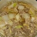 ひろ∞ひろ's cooksnap of when they made 牛肉と白菜の簡単煮.