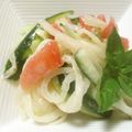 クックにこに子's cooksnap of when they made 冬瓜とトマトのマヨポンコールスローサラダ.