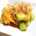 Lalala：）'s cooksnap of when they made 白ナスとかぼちゃの揚げ浸し.