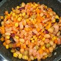 みゆぼぼv3v's cooksnap of when they made 豆とにんじん、ベーコーンケチャップ.