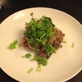 猫リン's cooksnap of when they made 生姜香る牛肉ピリ辛炒め パクチーのせ.