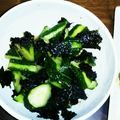クックS85M5R☆'s cooksnap of when they made きゅうりと韓国海苔のナムル.