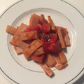 ラクラクダ's cooksnap of when they made トマトと魚肉ソーセージの炒め物.