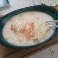 moz煮's cooksnap of when they made スープパスタ風カニのクリームパスタ☆.