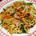 朝はカフェオレ's cooksnap of when they made ◆某名店のアレンジレシピ♡焼きうどん◆.