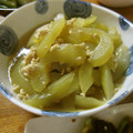 低カロ探検隊's cooksnap of when they made おばけきゅうりの煮物.