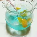 なすきぃ's cooksnap of when they made グラデがおしゃれ☆ブルーハワイサイダー.