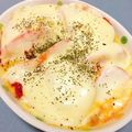 くうもん's cooksnap of when they made トマトとチーズをレンジで3分チン☆.