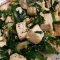 ひな＊ママ's cooksnap of when they made ★風邪に勝つ！豆腐と葱と韮の生姜炒め★.