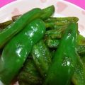 ♪チョコたんママ♪'s cooksnap of when they made ピーマンだけ！お弁当やおかずに.