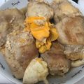 スヌーピーの笑顔's cooksnap of when they made 油揚げのたまご巾着豚バラ巻き.
