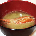 きいろいちゃん's cooksnap of when they made エビの頭のみそ汁.