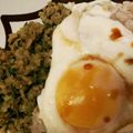 よーこぶぅ's cooksnap of when they made ★包まない★餃子のタネでガパオライス.