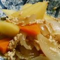 sonomay's cooksnap of when they made 簡単時短!新じゃが新たまの鶏挽き肉じゃが.