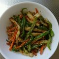 料理が趣味の主夫's cooksnap of when they made 【龍愛】ちくわとピーマンのキンピラ.
