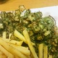 しんにし's cooksnap of when they made 育ちすぎたオクラかき揚げ.