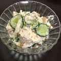 ぴのんこ's cooksnap of when they made 豆腐◆ザーサイ◆きゅうり和え物.